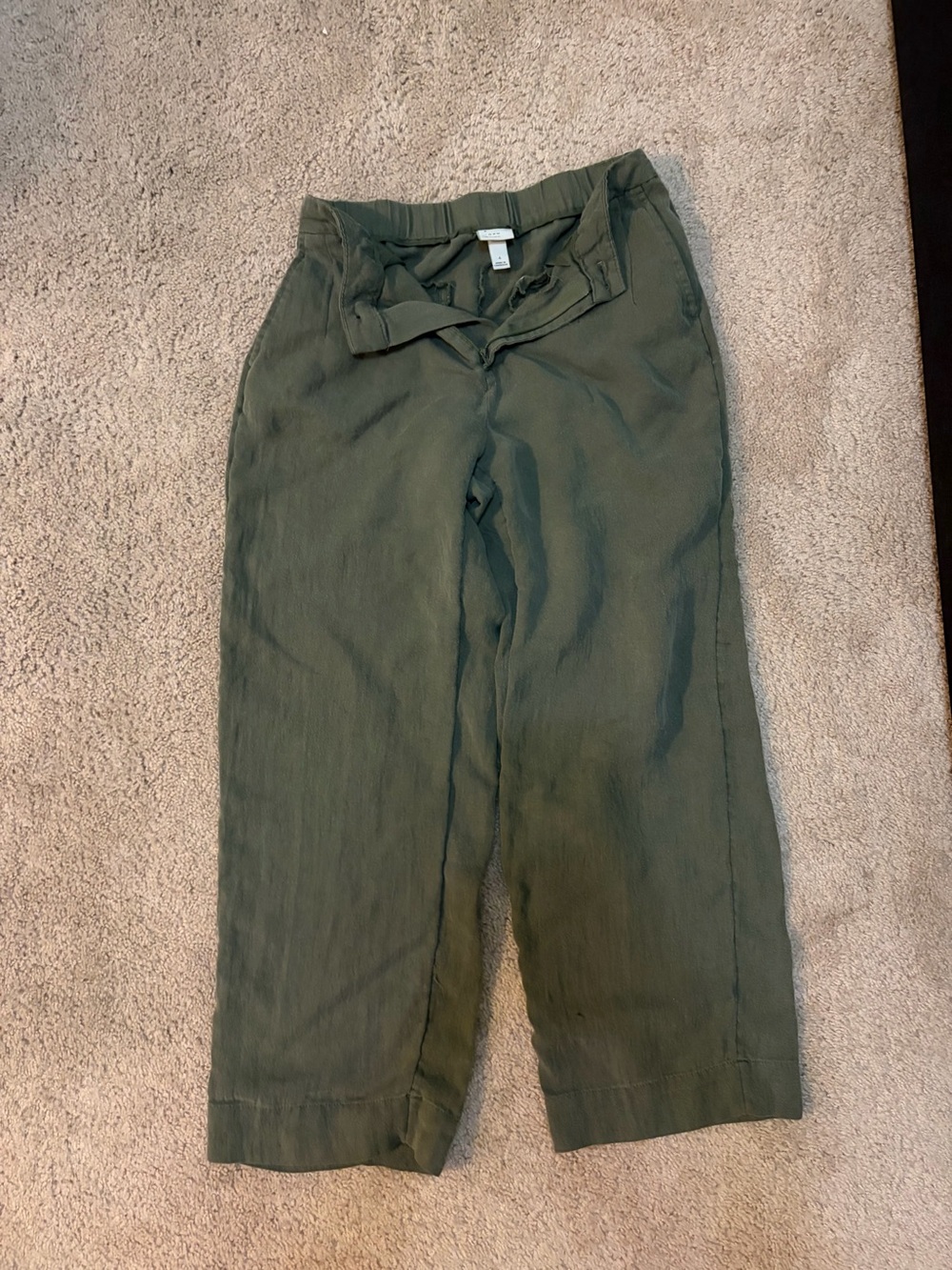 a new day Olive Relaxed Wide-Leg Trousers